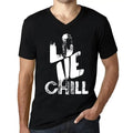 Men's Graphic T-Shirt V Neck Love Chill Eco-Friendly Limited Edition