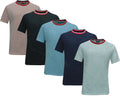 Mens Short Sleeve Stylish Crew Neck T-Shirt Summer Casual Fashion Tops S - XXL