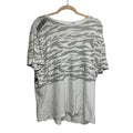 Express New York Mens White Black Tiger Graphic Short Sleeve T-Shirt Size XL