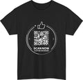 Personalised QR Code Scan Me T-Shirt Custom Interactive Social Media Link Top