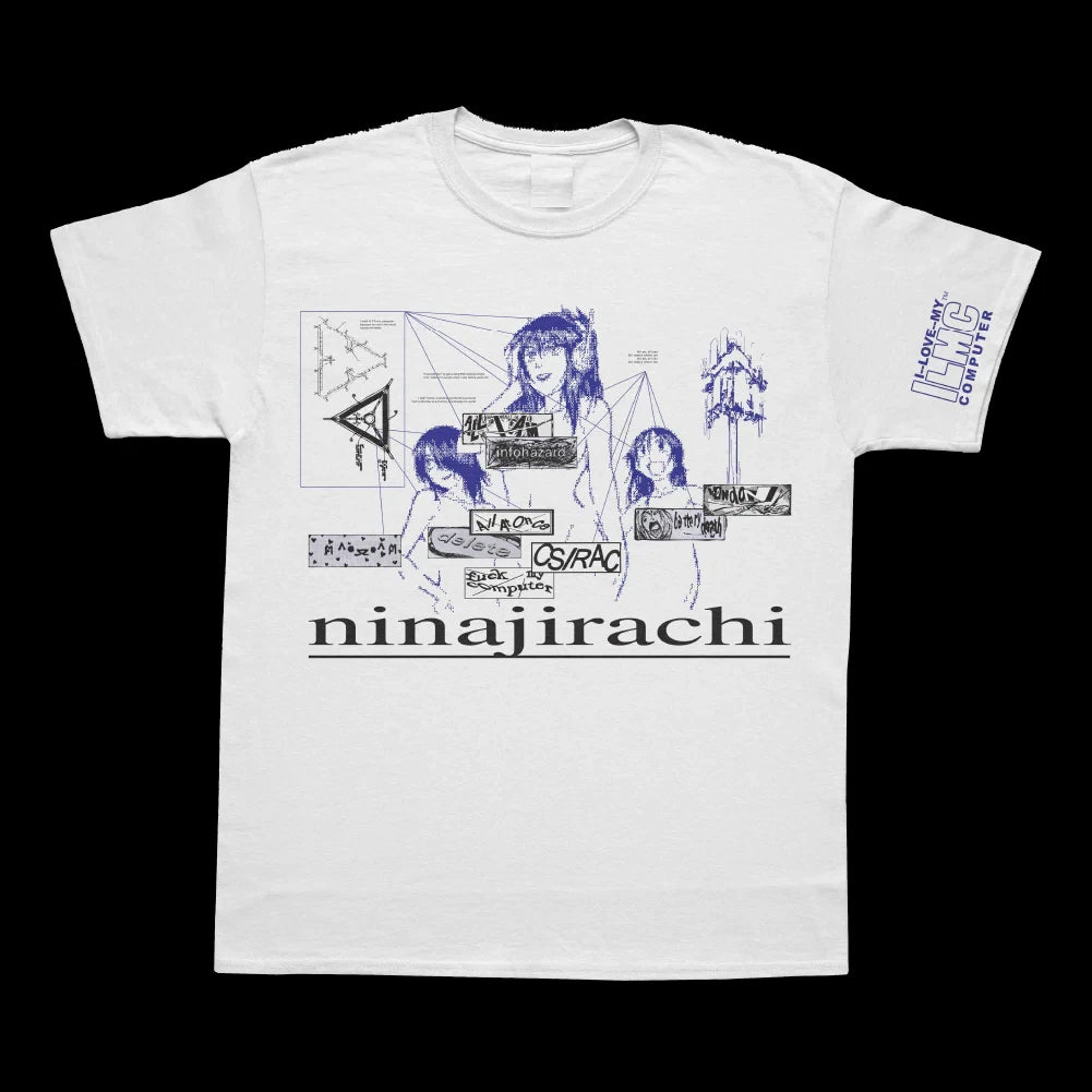 Ninajirachi Graphic Multicolor 1 Sided Short Sleeves T Shirt
