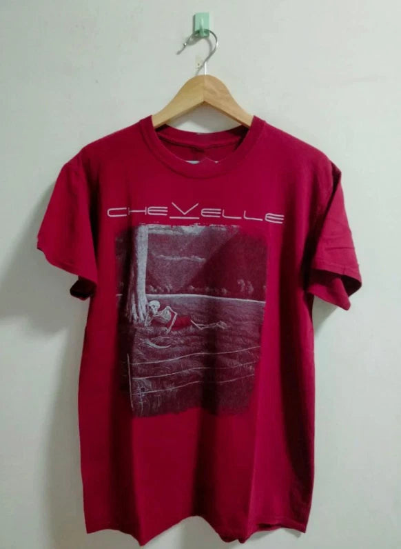 CHEVELLE BAND Tour 100% Cotton Red Unisex Gift T-Shirt S-4XL