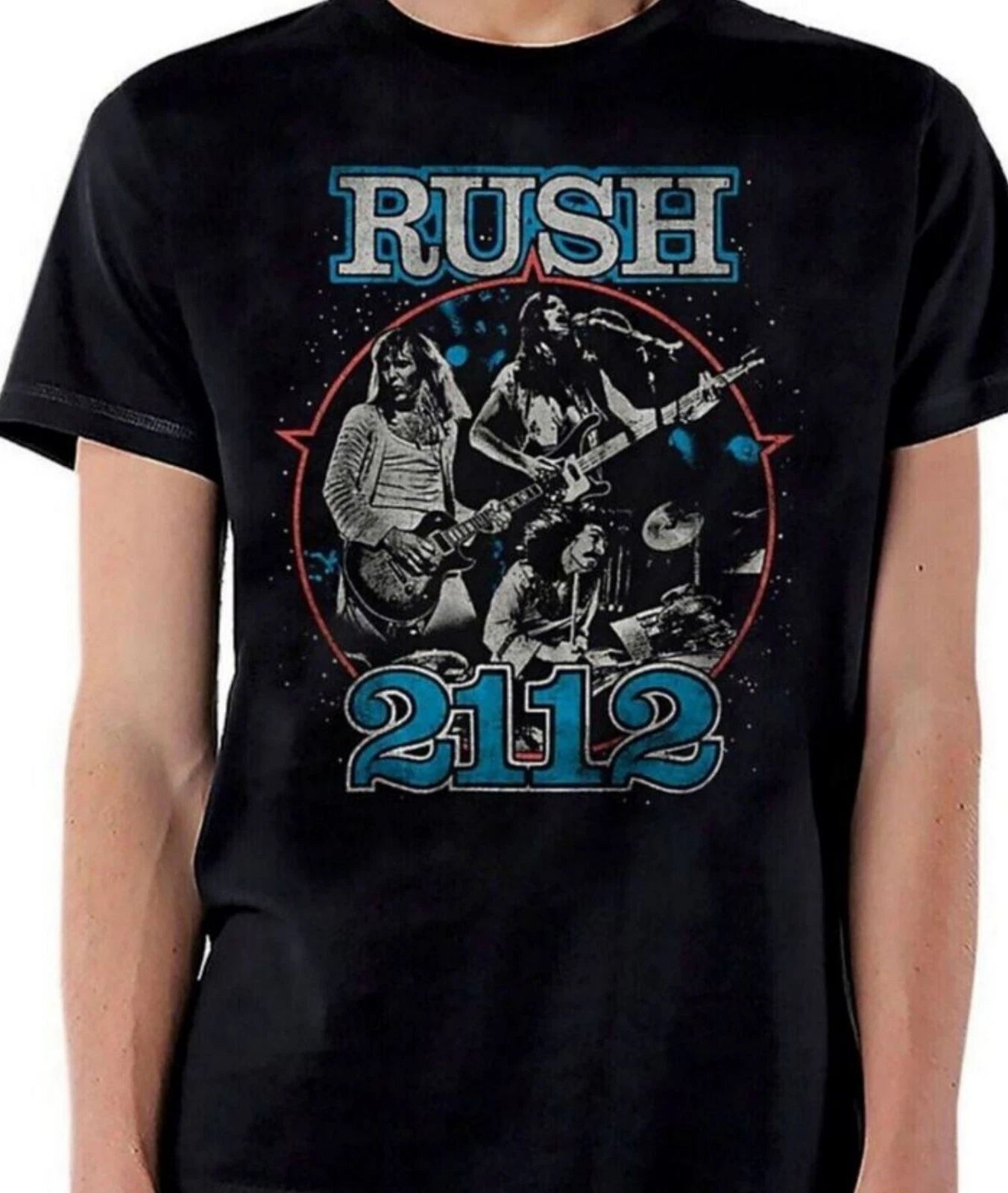 Rush 2112 Live T-Shirt Tee Men Women All Size S to 5XL