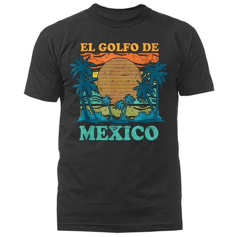 Gulf of Mexico Golfo de mexico Est 1550 Retro Vintage Beach T-shirt