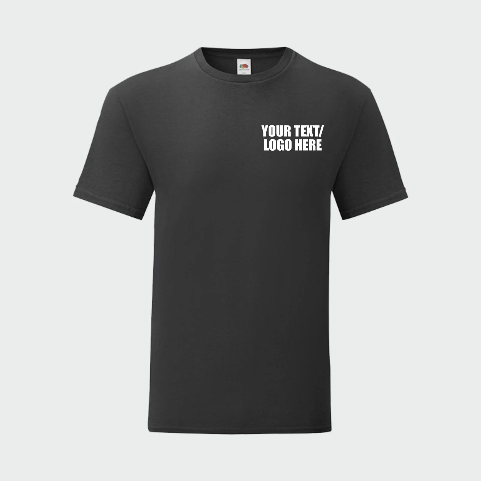 Personalsied Fruit Of The Loom Iconic 150 T-Shirt Custom Printed Text Unisex Top