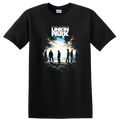 Vintage Classic Rock Band Graphic T Shirt Creative Design Tee