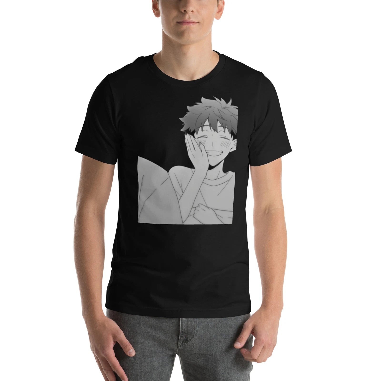 Manic Laugh "Joyboy" Graphic Tee | Hypebeast Manga Face | Streetwear Graffiti