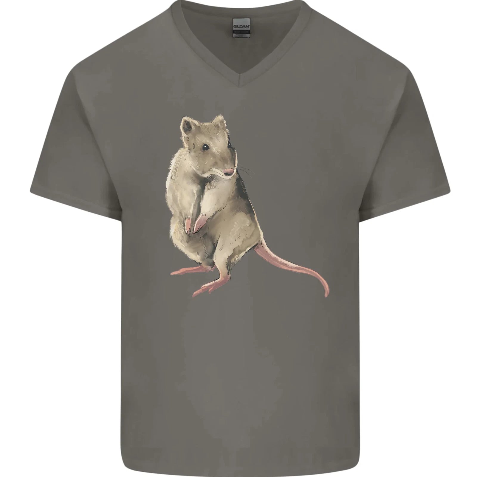 A Potoroo Mens V-Neck Cotton T-Shirt