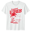 Tropical Vibes Endless Summer Beach Travel Mens Womens Graphic Tee Shirt