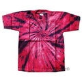 Dark Red Tie-dye Unique T-shirt Trendy Artistic Vibrant Colors