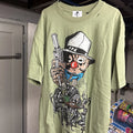 Warren Lotas T-Shirt A Simple Plan Heist Mens Sz 2XL Rare Graphic Green Olive