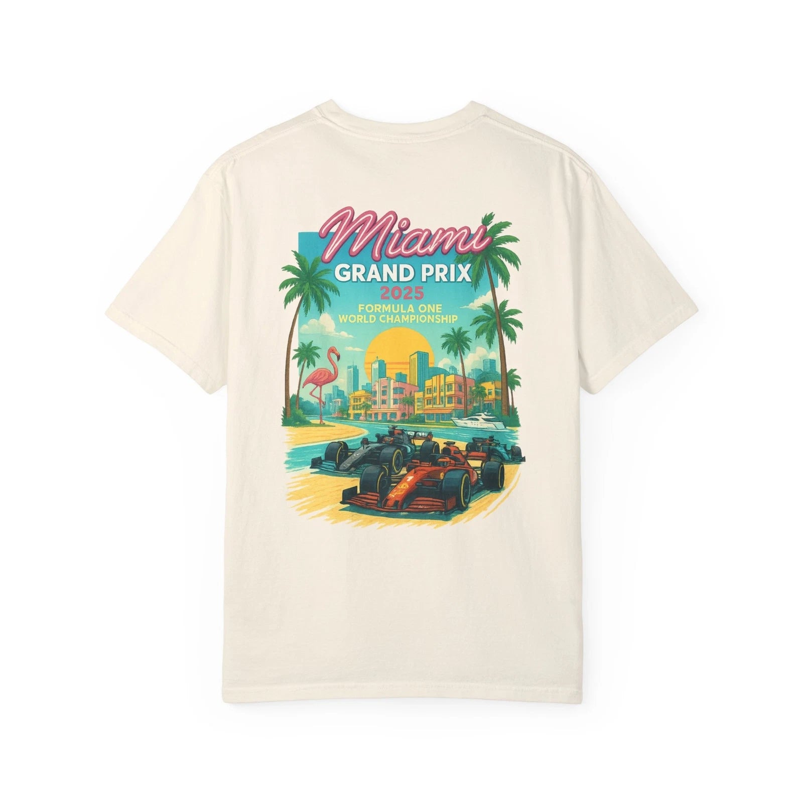 2025 Miami Grand Prix T-Shirt - Retro Style Racing Tee - Formula One Fan Gear