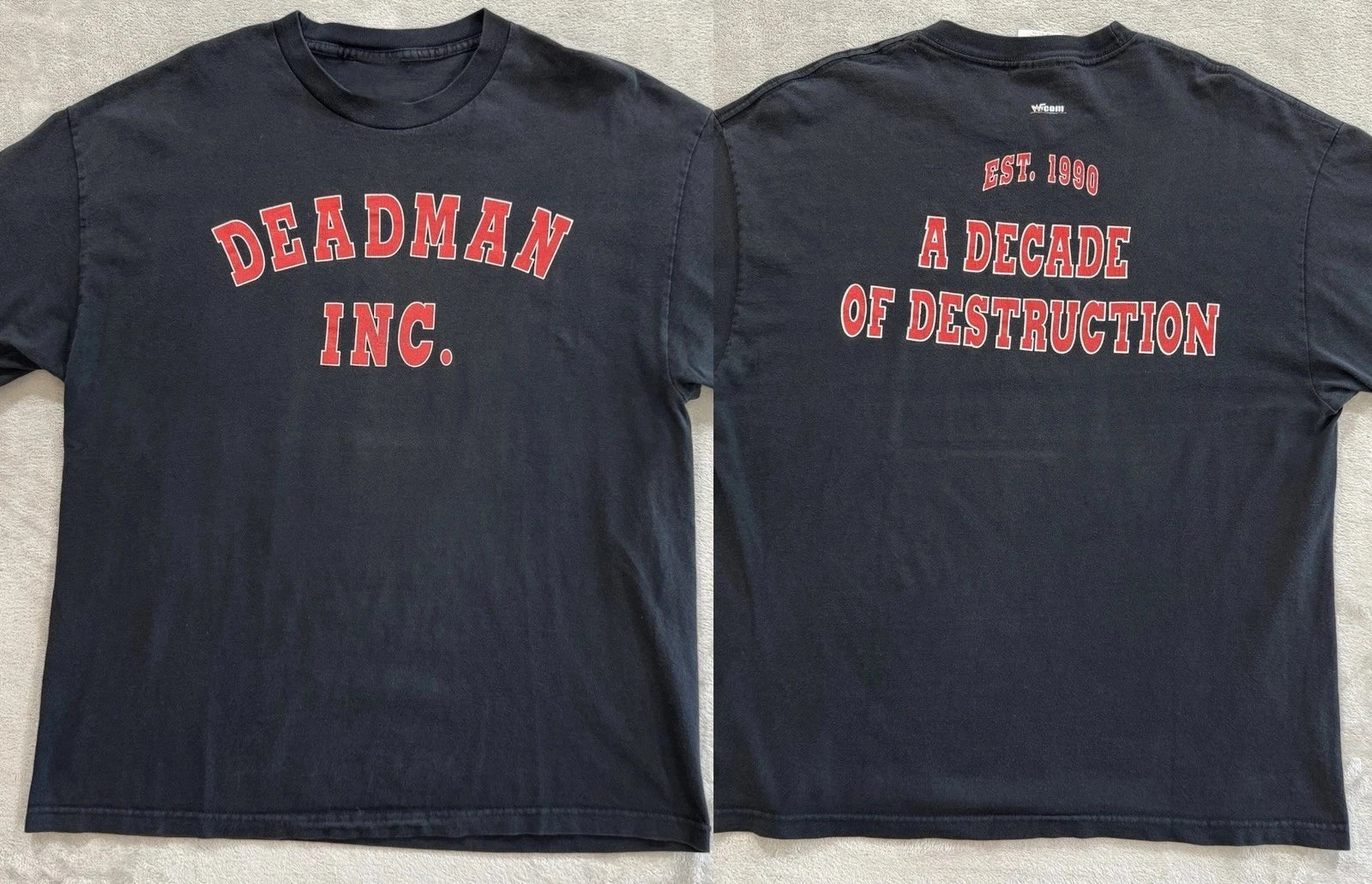2000 The Undertaker Deadman Inc Black T-Shirt Size S-5XL Reprint