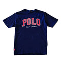 Polo Ralph Lauren Men's Custom Slim Fit T-Shirt Graphic Print Label Navy
