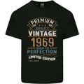 Premium Vintage 57th Birthday 1969 Mens Cotton T-Shirt Tee Top