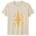 Bright Starburst Light Modern Graphic T-Shirt Star Light Design Birthday Gift