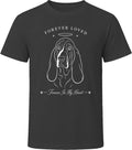 Basset Hound Forever Loved Dog Memorial T Shirt