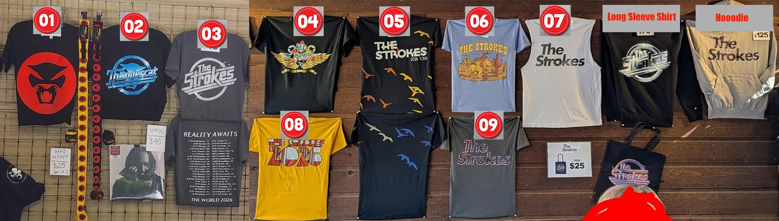 Unisex The Strokes Reality Awaits 2026 Tour Merch Tee, Hoodie, T-Shirt Reprint
