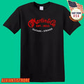 Martin & Co Guitars Est. 1983 Men's Black T-Shirt Size S - 5XL