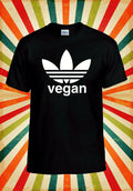 Vegan Logo Vegetarian Cool Retro Men Women Vest Tank Top Unisex T Shirt 2482