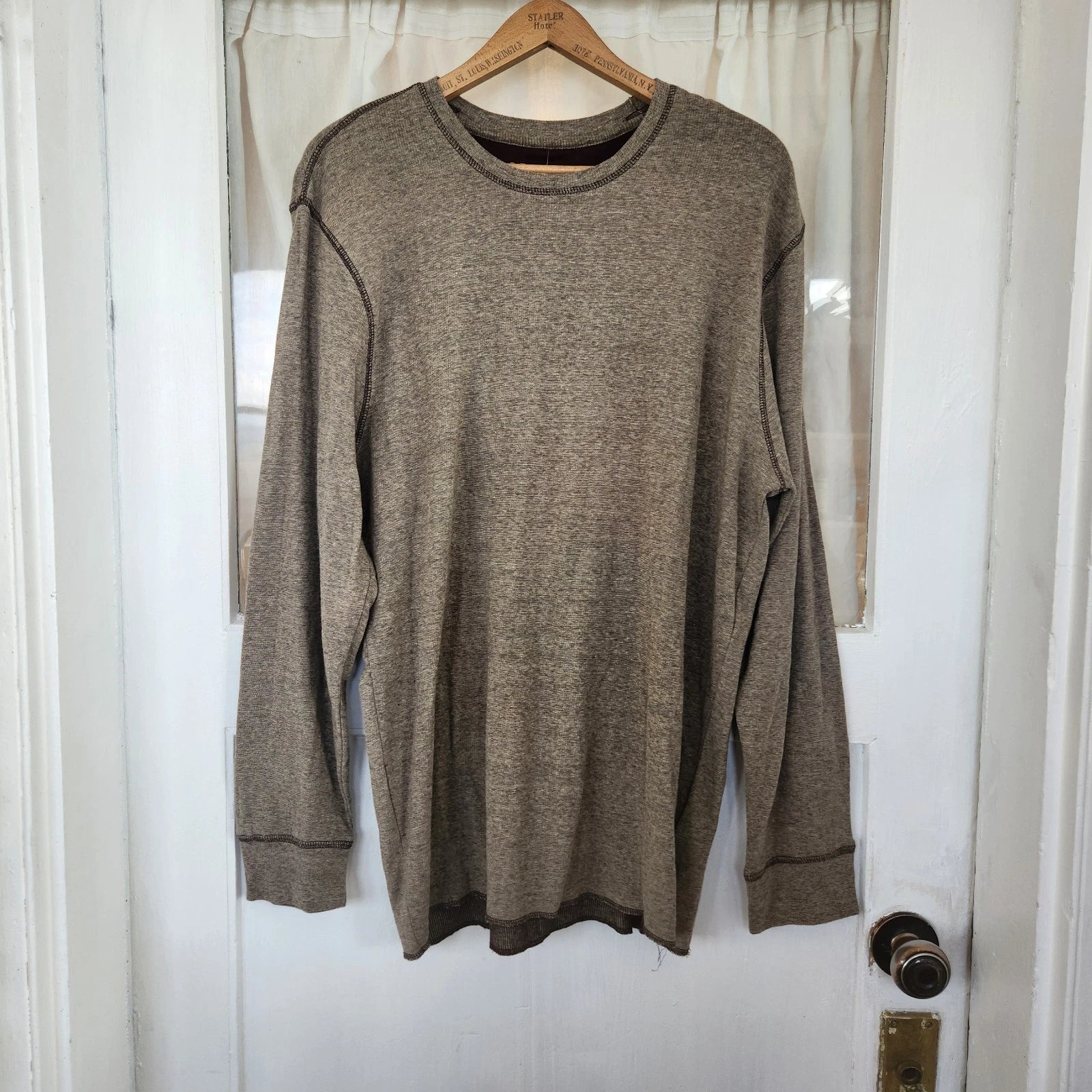 *NEW* Reclaim Men’s Shirt Size XXL Long Sleeve Comfortable Streetwear, Brown