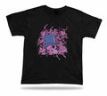 Skull with  Hat tee Floral stylish modern tshirt design special gift apparel