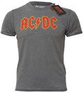 Official AC DC T Shirt Red Logo Highway To Hell Burnout Grey New S M L XL XXL