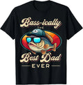 Funny Fishing Father's Day - Dad Fisherman Birthday Graphic T-Shirt Size