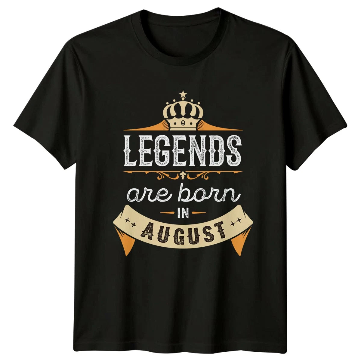 Legends Are Born In August T-Shirt August Birthday Birthday Gift For Him And Her