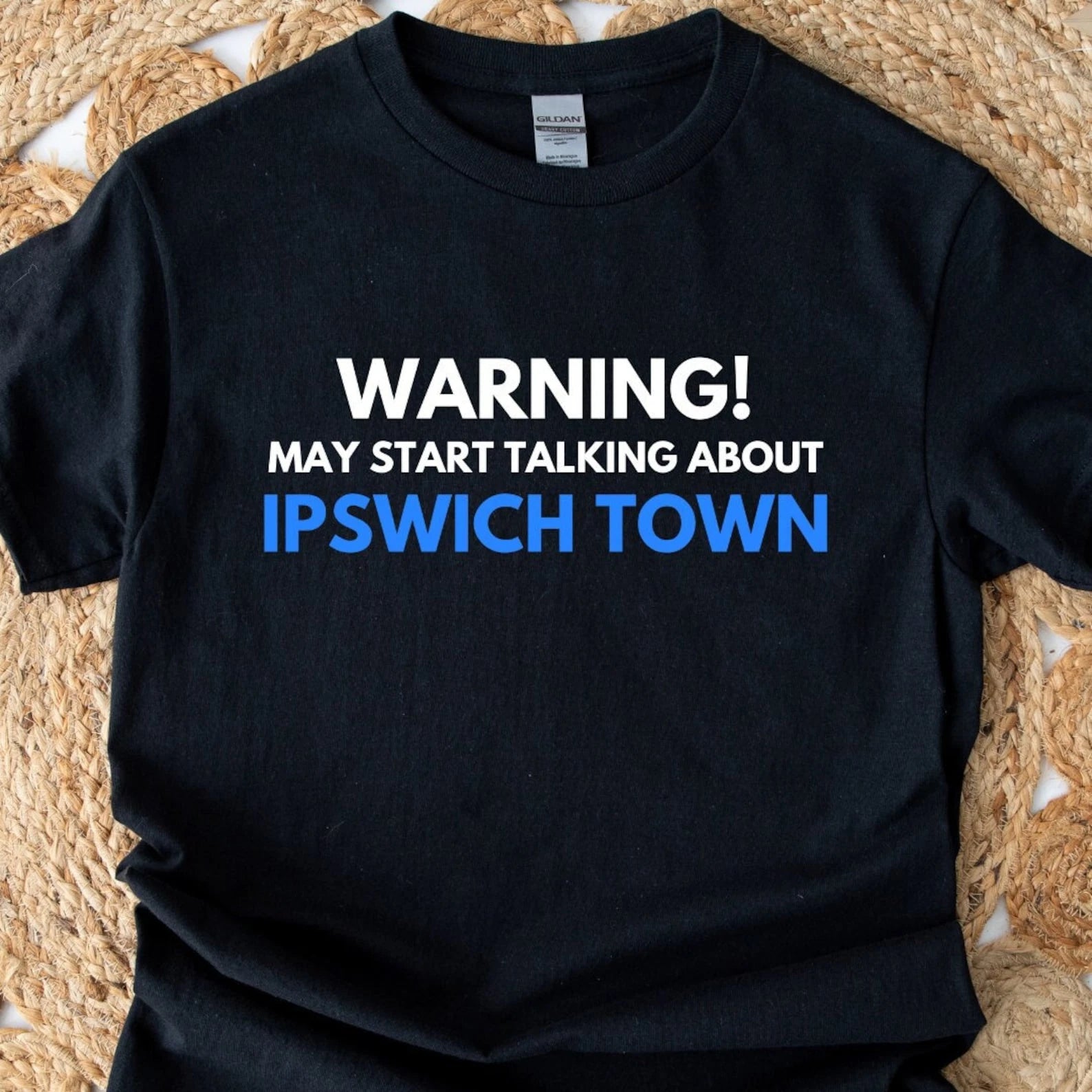 Ipswich Town Inspired T Shirt Gift for Him Football Soccer Gift Tee UK Funny Top