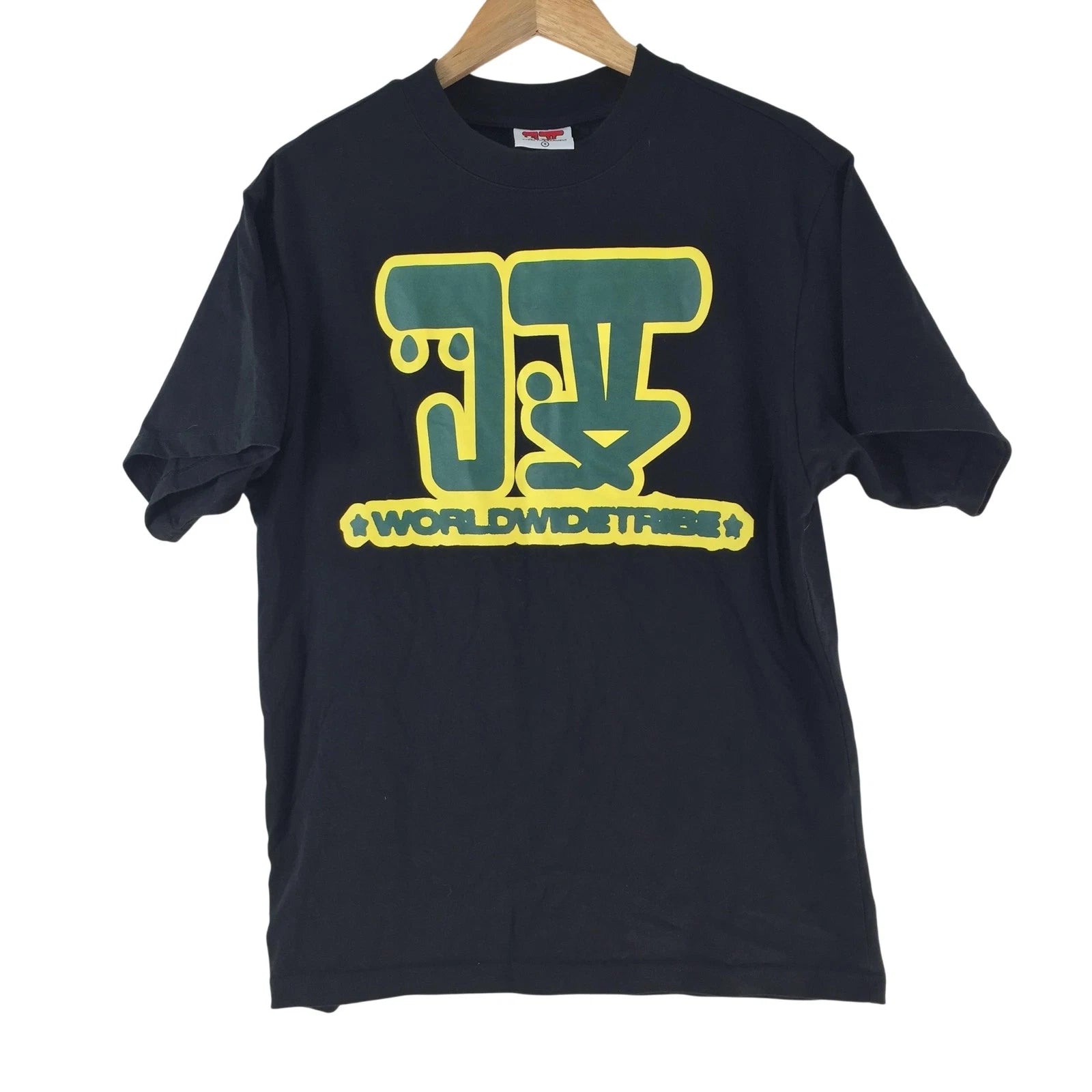 WORLDWIDETRIBE Shirt Mens Size S Black Logo Streetwear Judah T-Shirt 137717