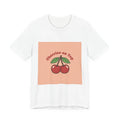 Cherries on Top Tee | cherry design shirt, kawaii fruit graphic