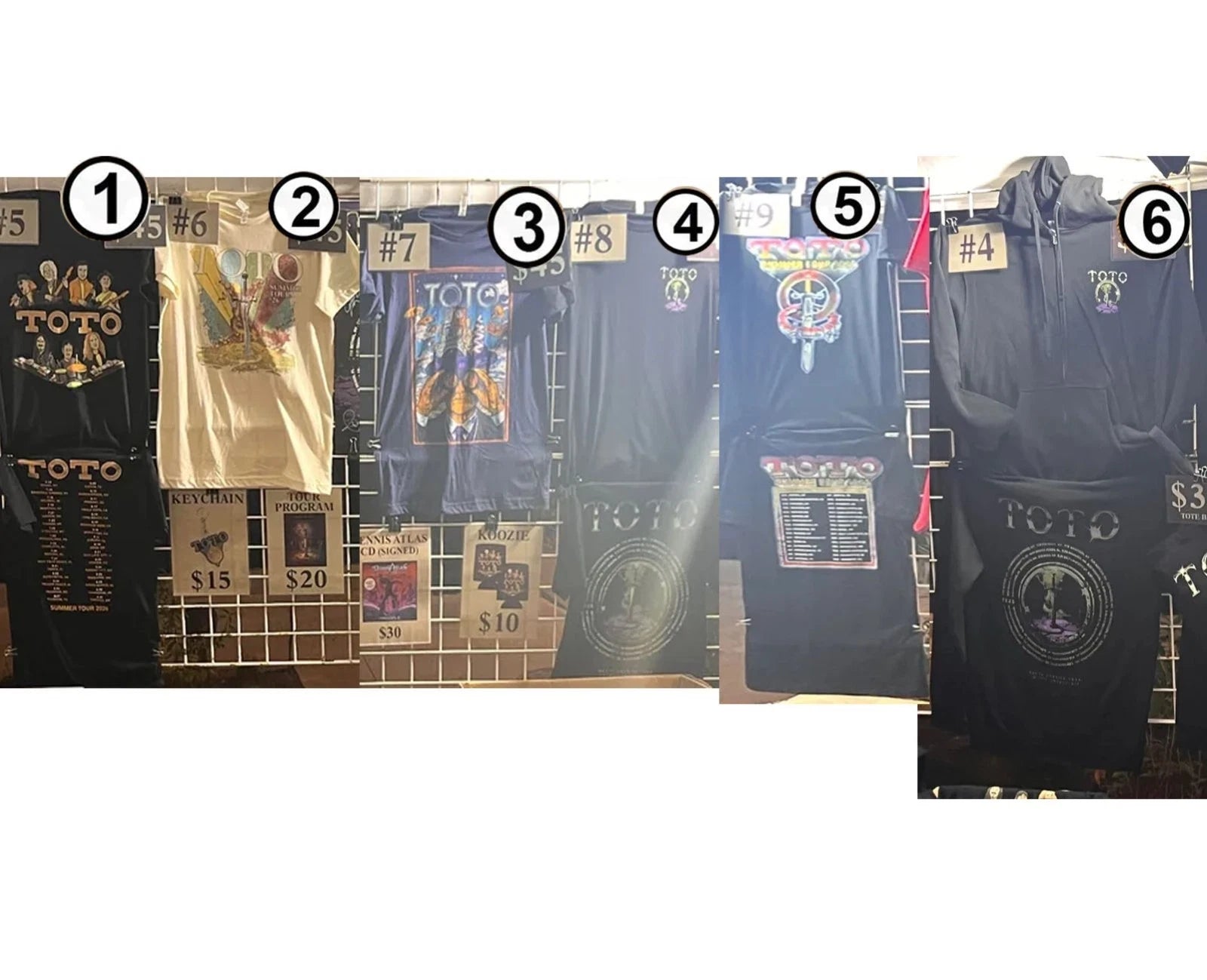 TOTO Summer Tour 2026 Cross Roads Band T Shirt reprint