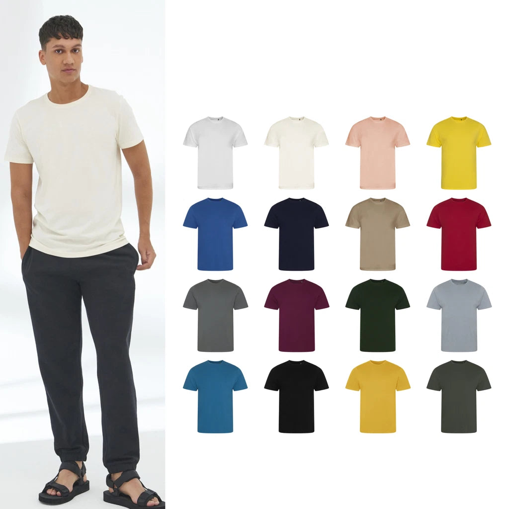 AWDis Ecologie Cascade organic tee - Mens T-Shirt, 100% Organic Cotton