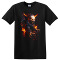 Fierce Phoenix Firebird Animal Graphic T Shirt Creative Artwork Graphic Tee