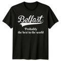 Belfast City Landmarks Mens T-Shirt Womens Tee Northern Ireland Graphic Top