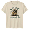 Lifes Short Eat More Tacos T-Shirt Lazy Bear Tacos Birthday Gift For Him And Her