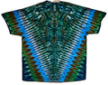 Tie Dye Shirt | Mossy Blue V Blotter | Handmade | Unisex | Tall | Women's