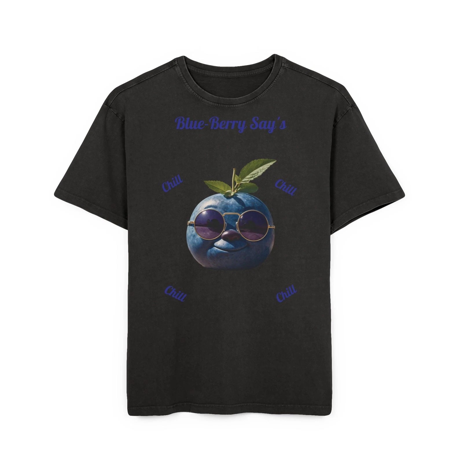 Acid Washed Oversized Shirt - Fruit ful, blueberrie, fruitfully her him Shirt,