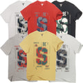 Mens Short Sleeve T Shirt Crew Round Neck Casual Summer Cotton New Holiday Top