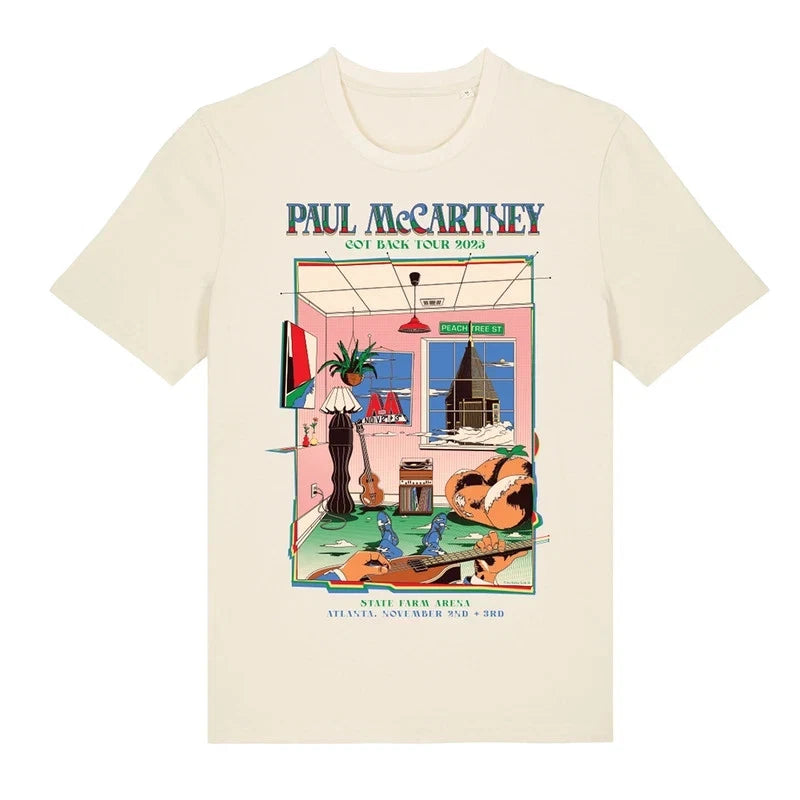 Paul McCartney Got Back 2025 Atlanta Event T-Shirt Unisex Full Size