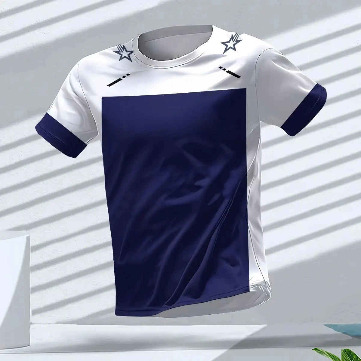 S-5XL Mens T-Shirt Gym Training Running Sport Fitness Jogging Quick Dry Top UK