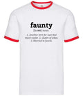 Faunty Definition Funny - Mens Ringer - Auntie Aunty Aunt Love Cool