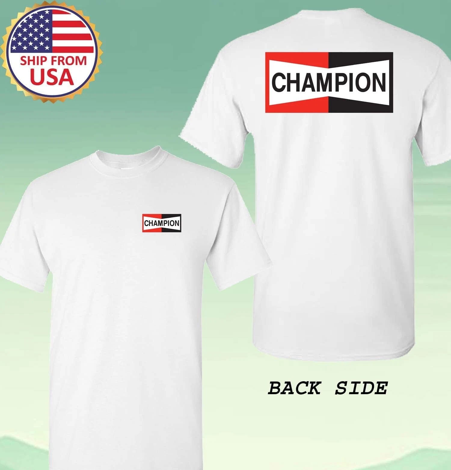 Champion Spark Plugs Men's White Size S-5XL