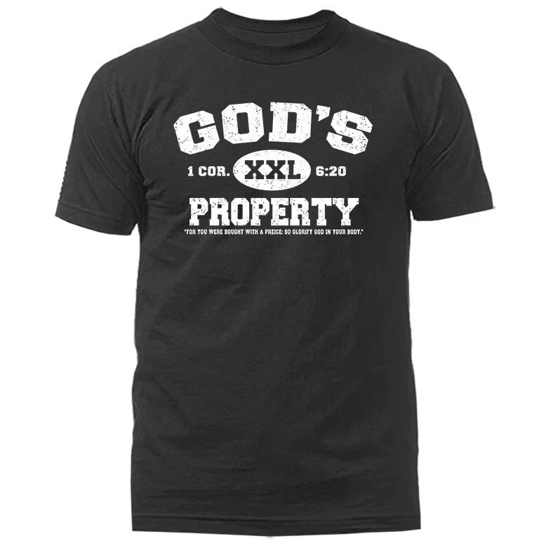 God's Property Christian Religious God Bible Church T-shirt