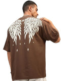 Men's Oversized Tshirts | Printed | Half Sleeves | Round Neck | Casual Tshirts