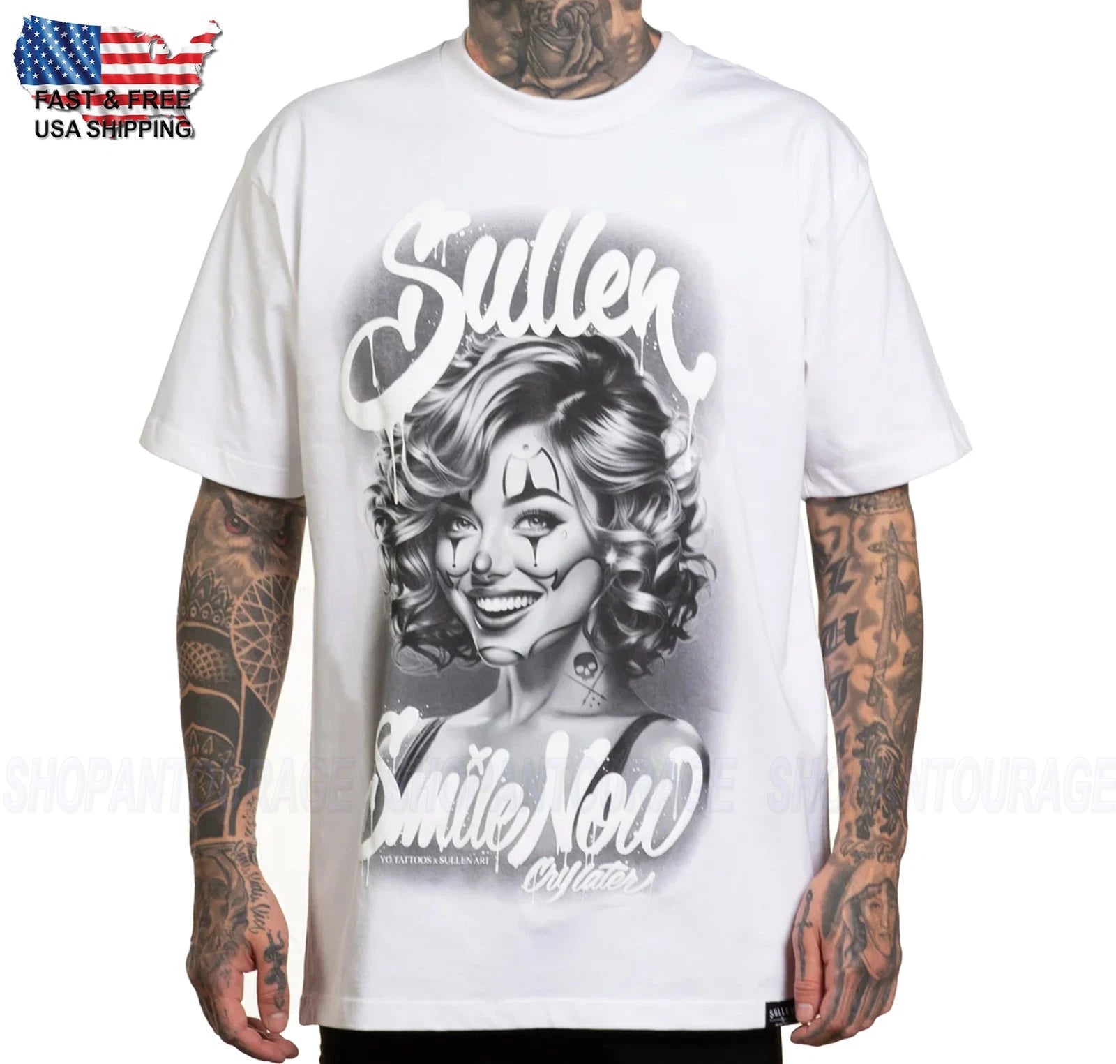 Sullen Art Collective Yo Payasa Standard Fit SCM6997 Short Sleeve Men`s T-shirt