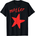 Mother with Star Mother's Day Minimalist Red Graphic T-Shirt