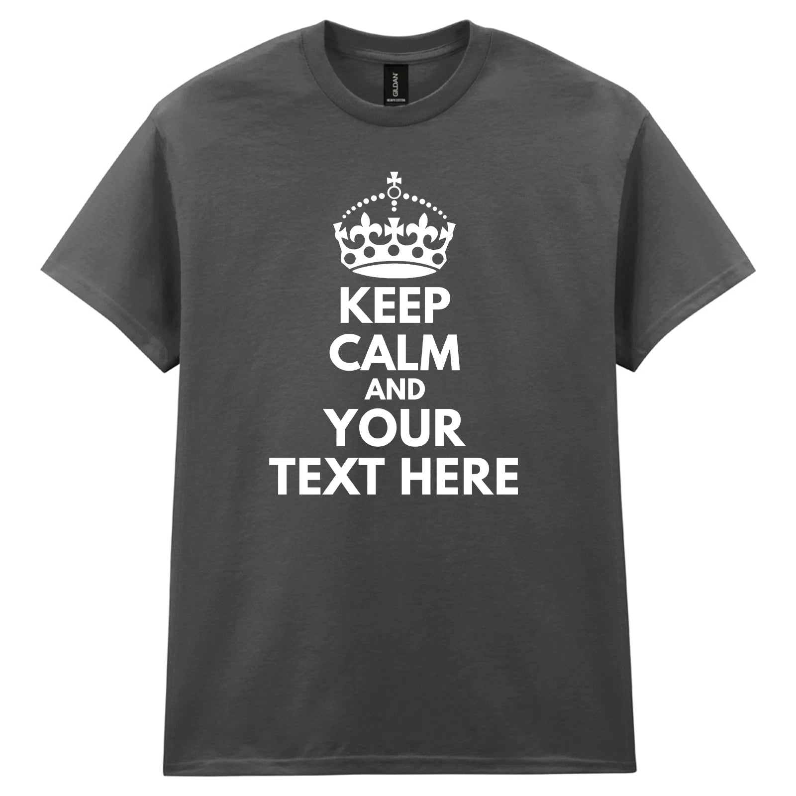 Mens Custom Keep Calm Tshirt • Mens Unisex T Shirt