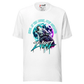 Unisex t-shirt Wolf Moon 7Vibe7 Urban Streetwear Graffiti Style
